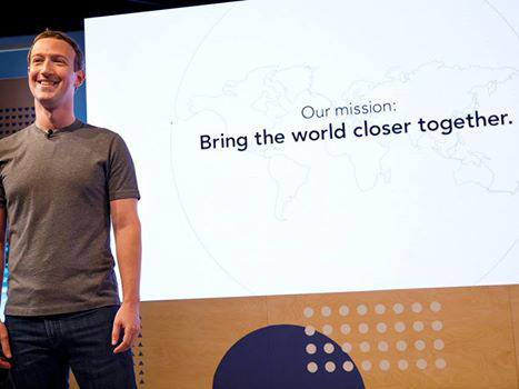 Facebook 更改使命宣言：讓世界更加緊密連結