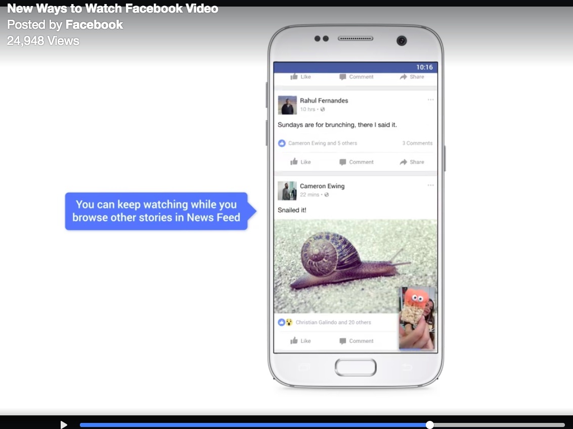 Facebook推出影音三大新功能，影片將從手機走進電視