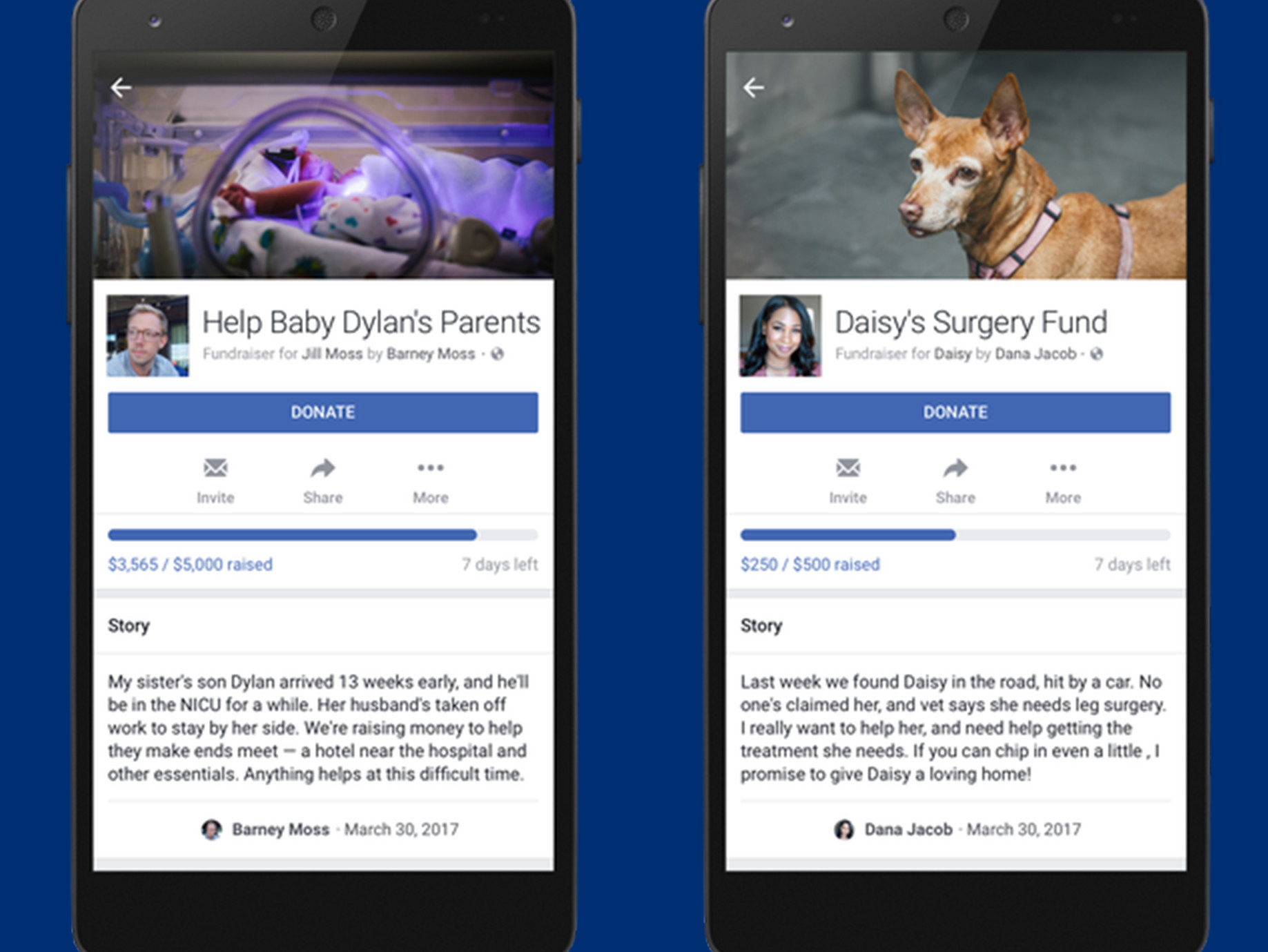 美國臉書開放個人募資功能，但聲明僅限「非營利目的」使用