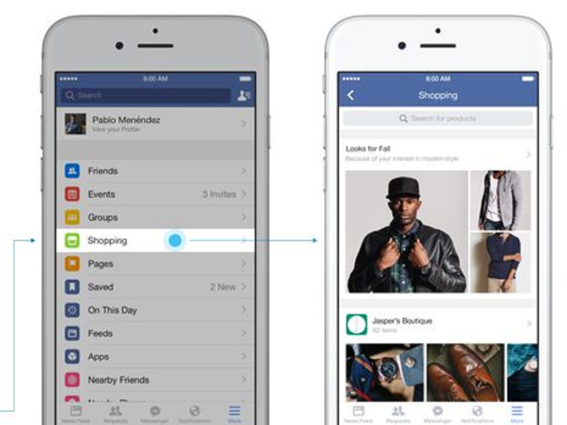 再朝電商邁進一步，Facebook 行動購物功能頁測試上線！
